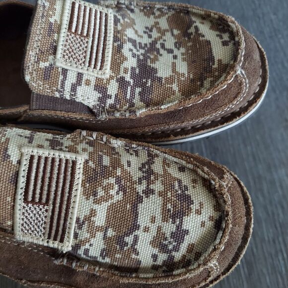 Ariat Cruiser Patriot Moc Toe Slip On Casual Western 9B - Picture 8 of 10